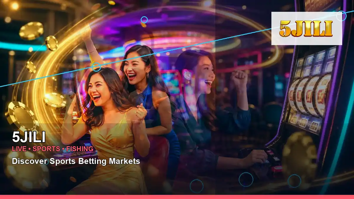 5JILI duo online slot games featuring an adult Filipina casino host with a right-diagonal composition